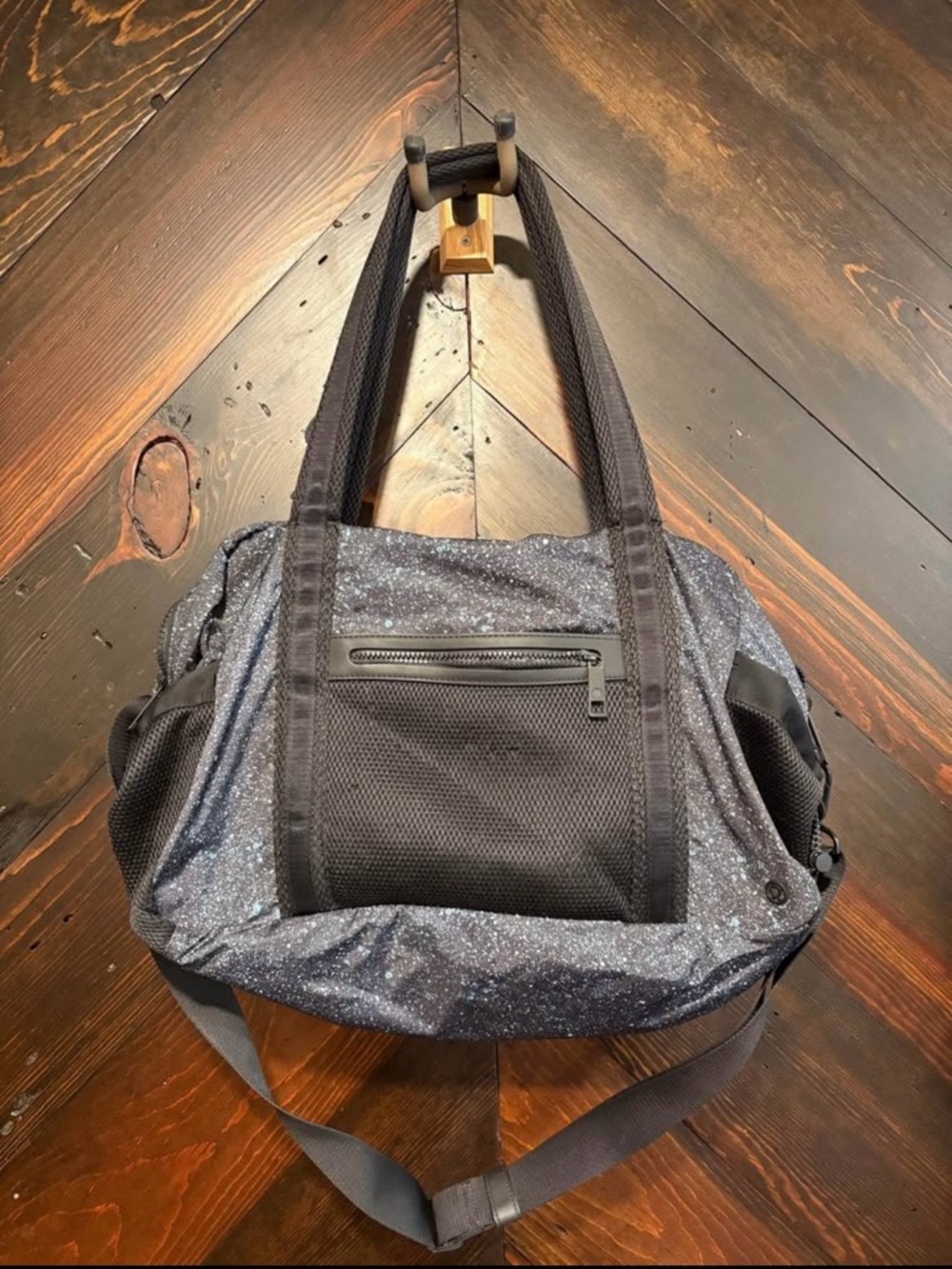 Women’s Lululemon Black Speckled Tote Bag - Versatile Everyday Carry